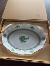 Herend Apony Green Oval Plate picture