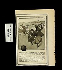 1902 Ivory Soap Girls Playing Ball Vintage Print Ad 20570 picture