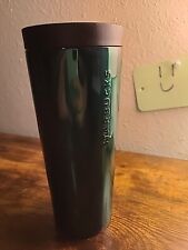STARBUCKS Stainless Tumbler Travel 16oz Green Coffee Cup, PLUS Free 16 Oz Cup picture