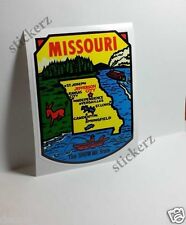 Missouri Vintage Style Travel Decal / Vinyl Sticker Luggage Label picture