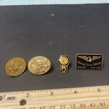 4 USED Vintage NAEOP Lapel Pins Lot. 1988-1989; 1993-1994; 1997-1998+ 1 More. picture