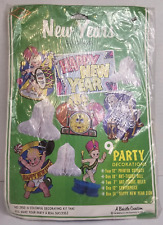 VINTAGE 1979  Beistle DIE CUT Cardboard HAPPY NEW YEAR Baby Decoration Paper New picture
