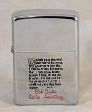 Vintage 1973 Sartin Advertising Zippo Lighter Unfired picture