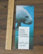 Dive Into Citrus County Florida Travel Brochure picture