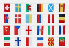 10 Metre 24 x 9x6 Flags European EU Euro 2020 Fabric Bunting Fast Post picture