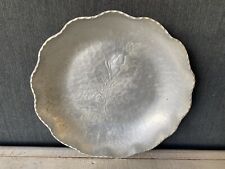 Wilson Spec hammered metal bowl with scalloped edge picture