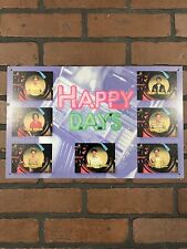 Vintage Happy Days Metal Tin Sign 16x10 The Find Ron Howard Retro USA 1998 picture
