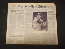 1999 MARCH 9 NEW YORK TIMES NEWSPAPER - JOE DIMAGGIO DIES AT 84 - NP 6968 picture