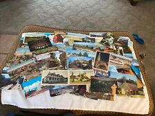 100 Unused Vtg Linen Postcards Linen/Stock Variety Cities/Landscapes/travelSites picture