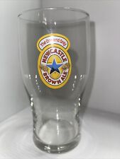 Vintage English Newcastle Brown Ale .5L Beer Glass - Circa 1990 The One And Only picture