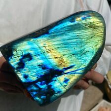 3.6lb Natural Flash Labradorite Quartz Crystal Freeform rough Mineral Healing picture