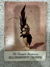 Beautiful 1955 Engagement Calendar, The Georgia Gardener picture
