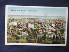 1925 Montreal Quebec Canada Birdseye View Postcard Used to US Expo Slogan Cancel picture