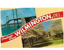 Postcard - Greetings From Wilmington - Delaware, DE - c1960 picture