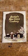 RUNKEL’S New Cocoa Cookery 1919. 36 Pages. picture