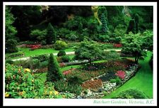 Vintage Postcard Butchart Gardens British Columbia Canada Suken Garden picture