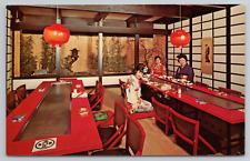 Irwin, Pennsylvania Postcard Ben Gross Famous Restaurant Sukoshi Room Japanese picture