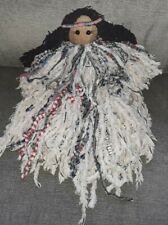 Vintage  Native American Handcrafted Doll Rags and Burlap picture