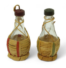 Vintage Roma Wine Glass Salt & Pepper Shakers picture