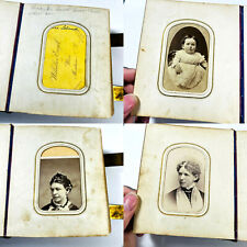Antique 1800s (30+) CDV Photo Album Smith Family Napa CA Kilburn Leland picture