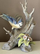 Vintage Homco Classic Porcelain Blue Bird Figurine picture