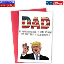Funny Trump Fathers Day Card for Dad, Humor Trump Father's Day Gift Card *NEW* picture