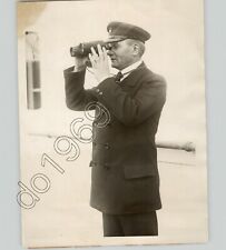 GERMAN Submarine CAPTAIN Paul Konig MILITARY 1924 PRESS PHOTO picture