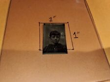 ANTIQUE SMALLER TIN TYPE PHOTO OF YOUNG BOY picture