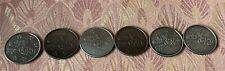 EBay Live Boston 2007 Token Coin Medal Letter ~ Lot Of 6 Coins ~ B O S T O N picture