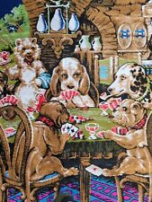 Dogs Playing Poker Tapestry ***Mint Condition*** picture
