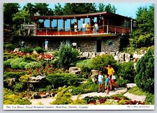 Royal Botanical Gardens Tea House Rock Garden Hamilton Ontario Canada Postcard picture