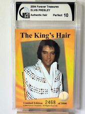 2004 Forever Treasures Elvis Presley The King's Hair 2468/5000 GAI Perfect 10 picture