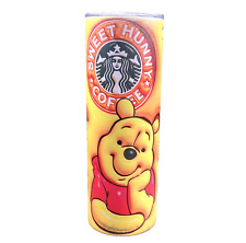 STARBUCKS Insulated Coffee Tumbler Winnie The Pooh SWEET HUNNY Travel Mug NN-TAG picture