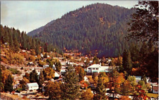1970'S. VIEW OF DOWNIEVILLE, CALIF.  POSTCARD DB41 picture