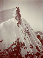 France, Mont Maudit, general view, vintage print, circa 1895 vintage print print print print picture