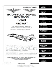 965 Page 2001 F-14 F-14B TOMCAT NAVAIR 01-F14AAP-1 Flight Manual on Data CD picture