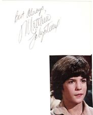 Matthew Laborteaux signed card  Child Actor  Little House on the Prairie picture
