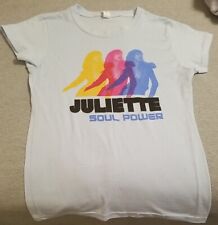 Juliette Lewis T-shirt - Baby Blue - Size Large picture
