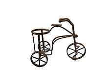 vintage metal tricycle planter picture