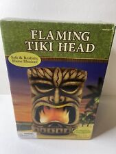 Amscan Flaming Tiki Head Party Beach Patio Light Hawaiian Flame Luau Idol NIB picture
