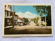Rue Lafontaine, Riviere du Loup, Quebec Canada Vintage Postcard picture