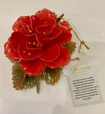 Florentine by Goldinger Fine Italian Porcelain Red Flower/Box picture