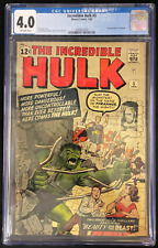 Incredible Hulk #5 CGC 4.0 (January 1963) 1st Appearance of Tyrannus picture