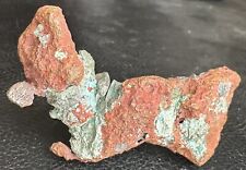 6cm Glacial Float Copper w Silver Halfbreed Specimen - Keweenaw, Michigan  picture