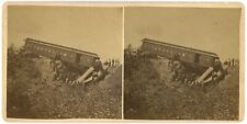 VERMONT SV - Central Vermont Railroad Wreck - 1870s picture