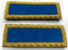 INDIAN WARS US ARMY M1872 INFANTRY 2ND LIEUTENANT TUNIC SHOULDER BOARDS W/CILPS picture