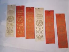(10) 1956 STATE FAIR OF TEXAS WINNER'S RIBBONS - ANTIQUES - OFC-D picture