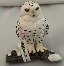 Schleich Snow Owl White & Black 2011 Retired Figure 14671 New With Tag picture