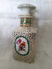 Vintage Erphila Germany Perfume Vanity bottle with stopper Victorian cottage picture