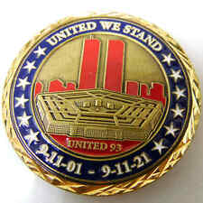 UNITED WE STAND UNITED 93 FFC 343 CHALLENGE COIN picture